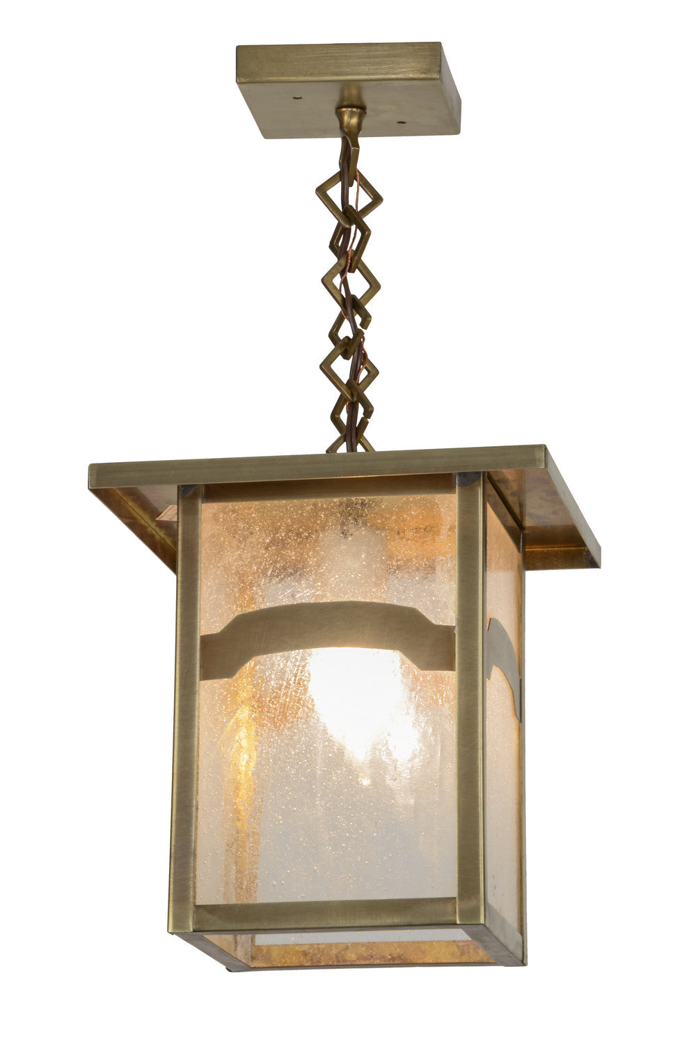 Meyda Tiffany Lighting 38990 Hyde Park One Light Pendant Outdoor Bronze / Dark