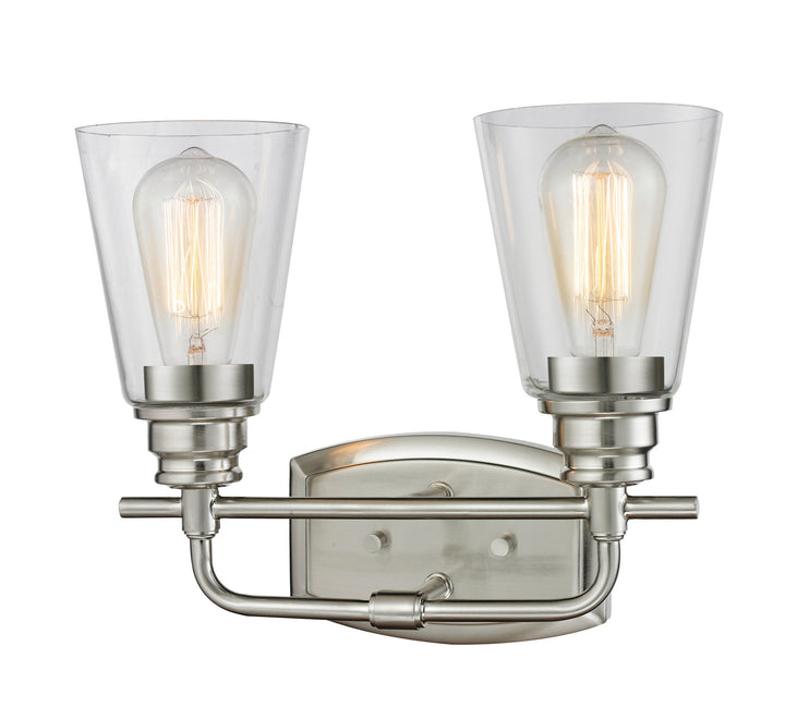 Z-Lite Annora 428-2V-BN Bath Vanity Light 14 in. wide - Brushed Nickel