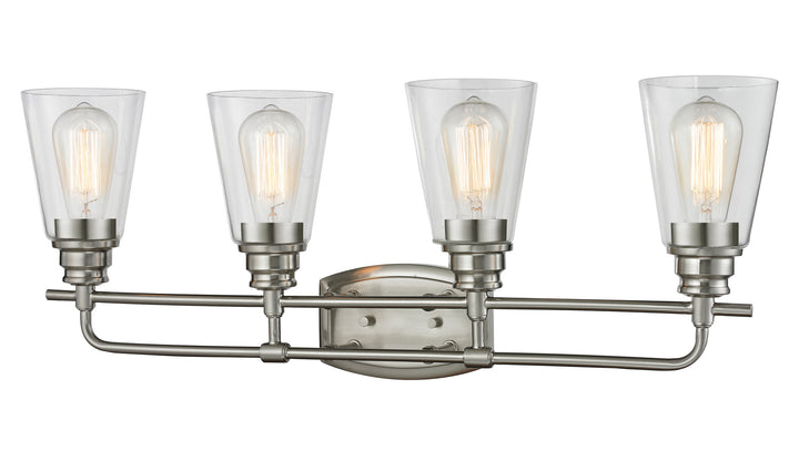 Z-Lite Annora 428-4V-BN Bath Vanity Light 29 in. wide - Brushed Nickel