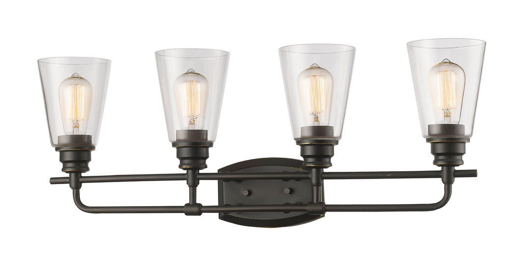 Z-Lite Annora 428-4V-OB Bath Vanity Light 29 in. wide - Olde Bronze