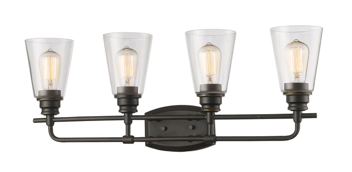 Z-Lite Annora 428-4V-OB Bath Vanity Light 29 in. wide - Olde Bronze