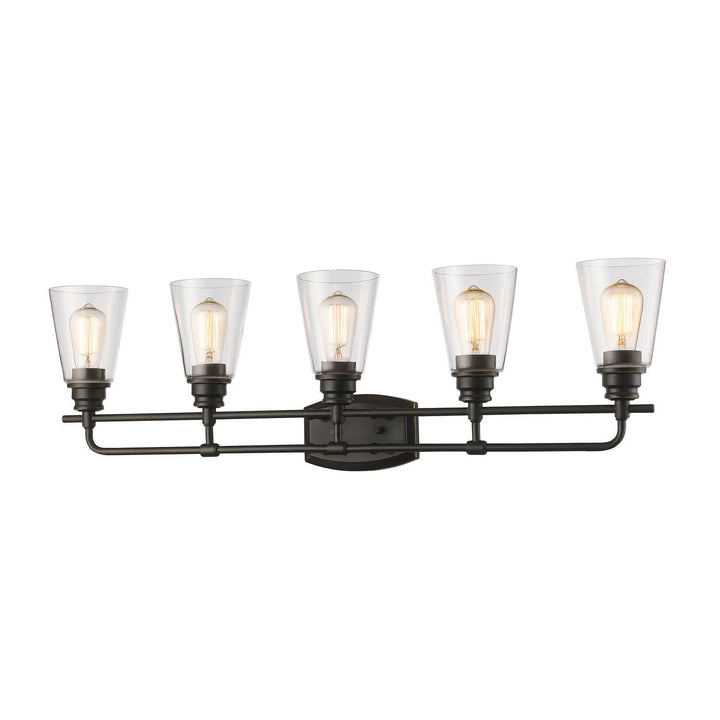 Z-Lite Annora 428-5V-OB Bath Vanity Light 37 in. wide - Olde Bronze