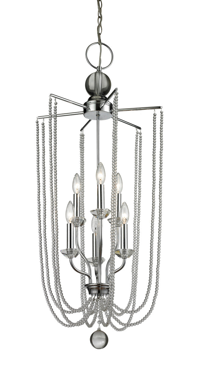 Z-Lite Serenade 429-6C-CH Pendant Light - Chrome