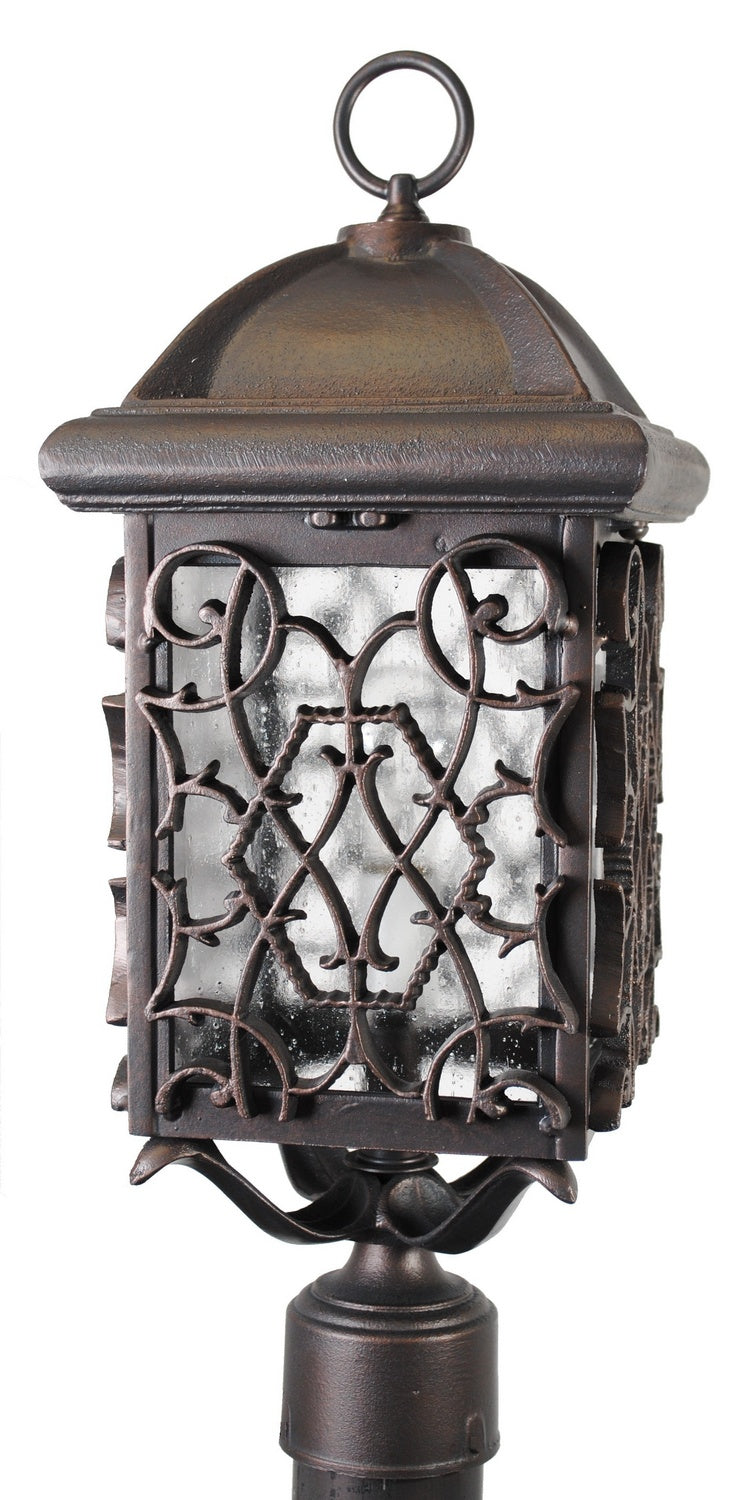 Melissa Lighting BD2750 Beddo Series One Light Outdoor Post Lantern Outdoor Bronze / Dark