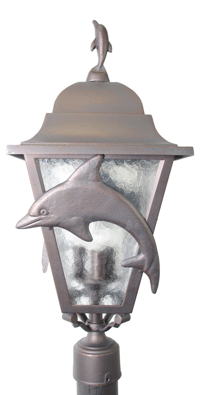 Melissa Lighting DL1790 Dolphin Series Outdoor Post Lantern Outdoor Bronze / Dark