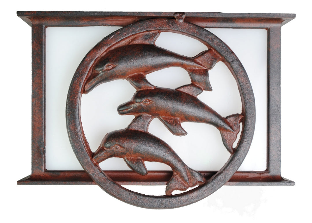 Melissa Lighting DL63 Dolphin Series Outdoor Ceiling Mount Outdoor Bronze / Dark