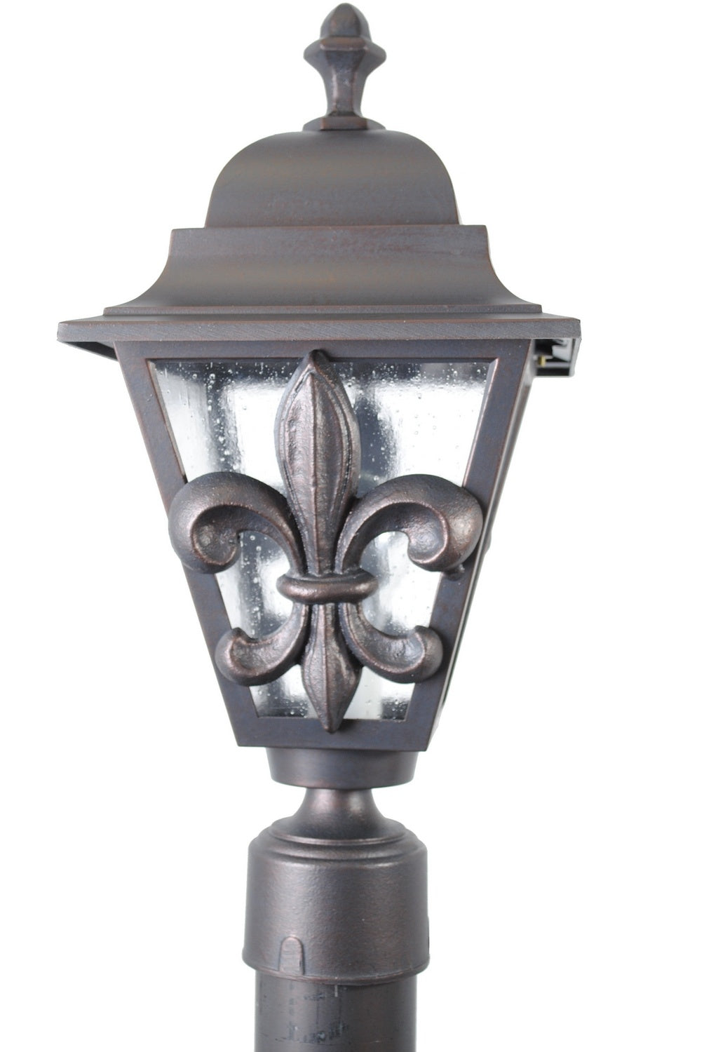 Melissa Lighting FL1770 Fleur De Lis Series Outdoor Post Lantern Outdoor Bronze / Dark