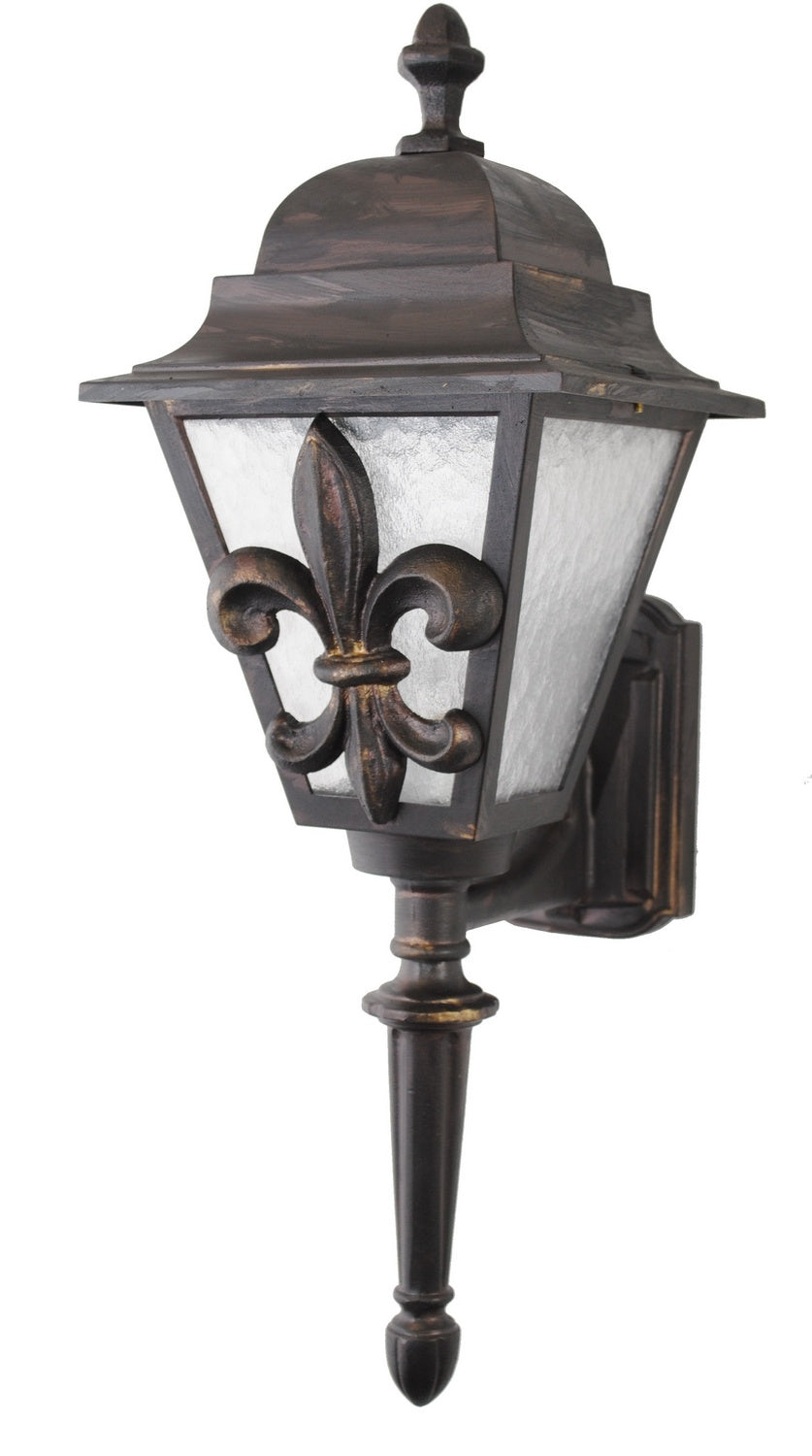 Melissa Lighting FL1774 Fleur De Lis Series Outdoor Wall Mount Outdoor Bronze / Dark