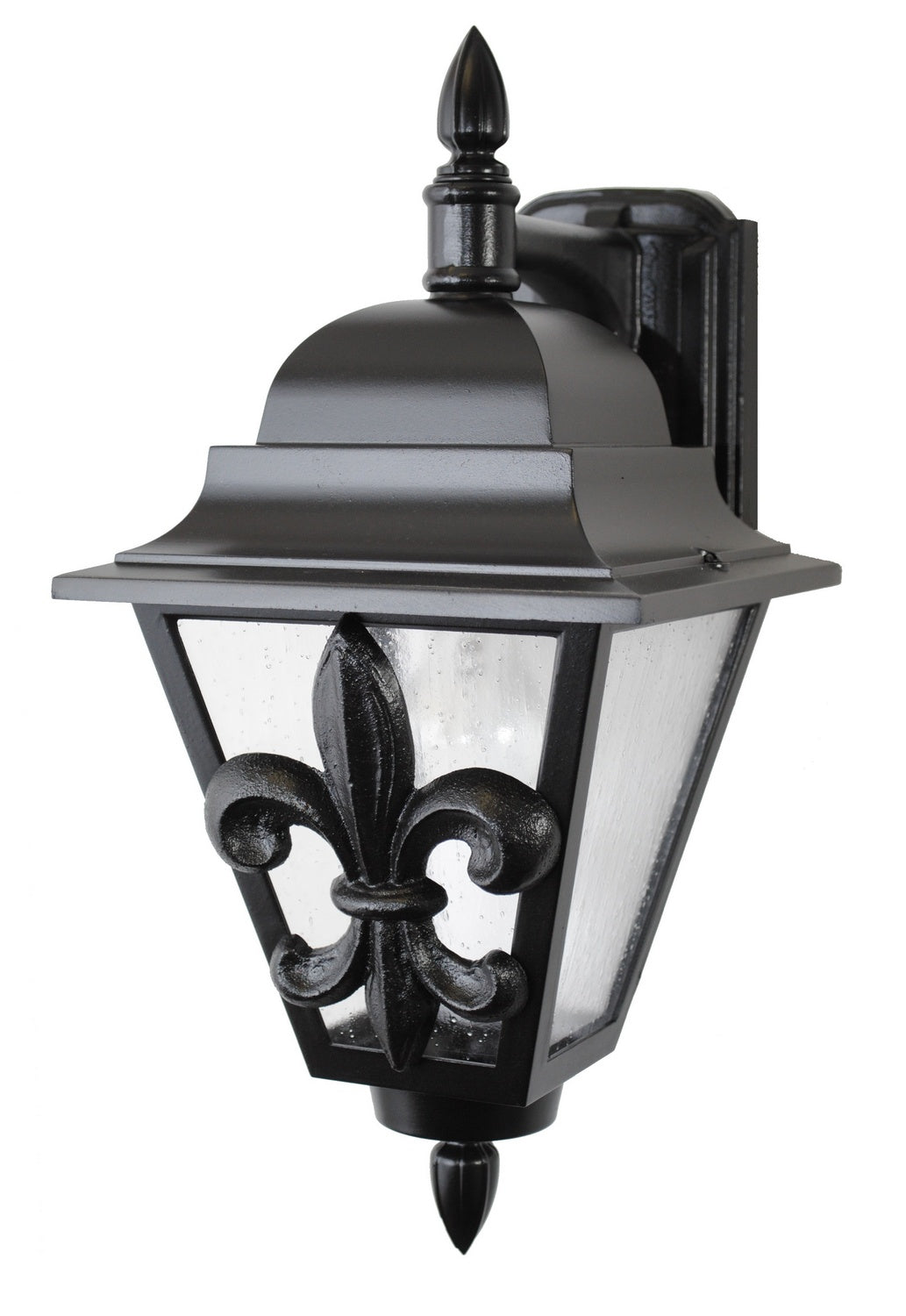 Melissa Lighting FL1776 Fleur De Lis Series Outdoor Wall Mount Outdoor Black