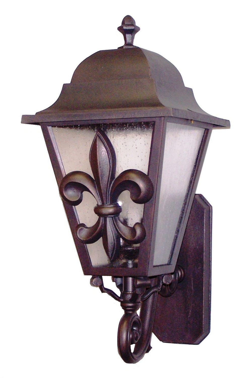 Melissa Lighting FL179063 Fleur De Lis Series Outdoor Wall Mount Outdoor Bronze / Dark