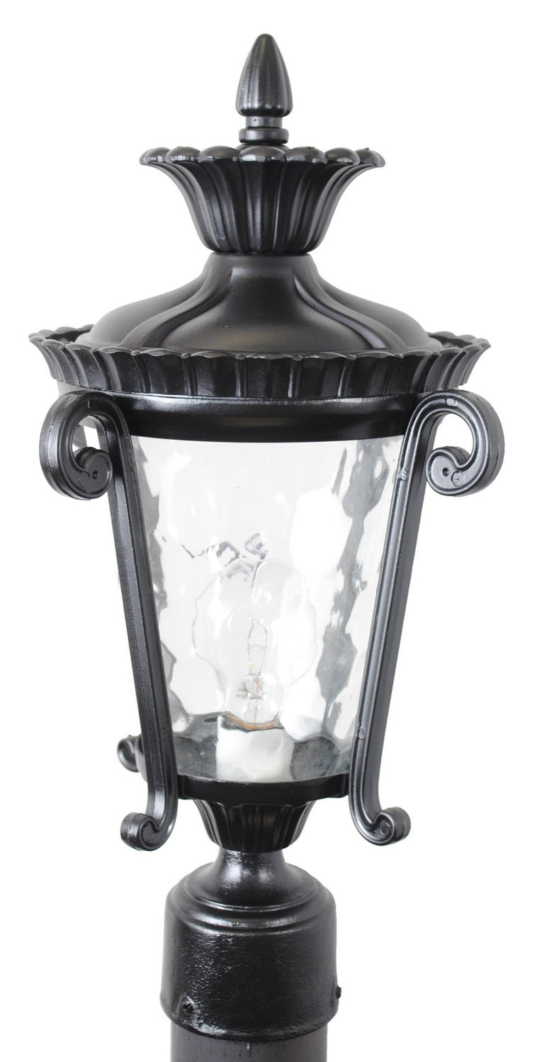 Melissa Lighting K1330 Kiss Lighting Outdoor Post Lantern Outdoor Black