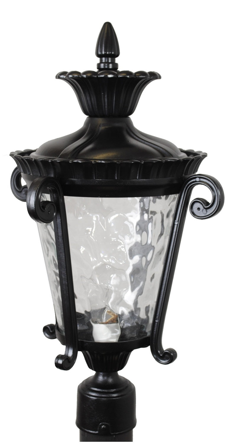 Melissa Lighting K1350 Kiss Lighting Outdoor Post Lantern Outdoor Black