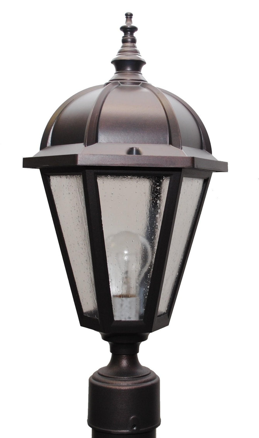 Melissa Lighting K2450 Kiss Lighting Outdoor Post Lantern Outdoor Bronze / Dark