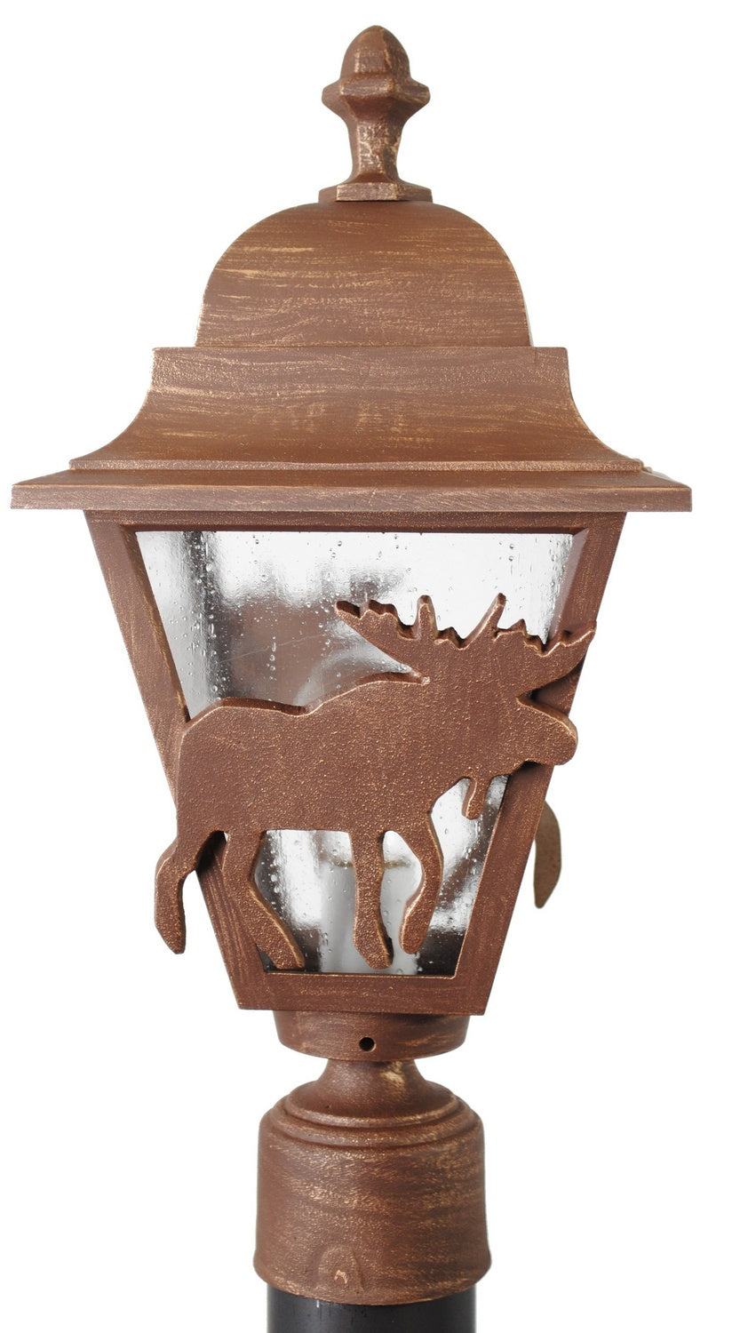 Melissa Lighting MS1770 Moose Series Outdoor Post Lantern Outdoor Bronze / Dark