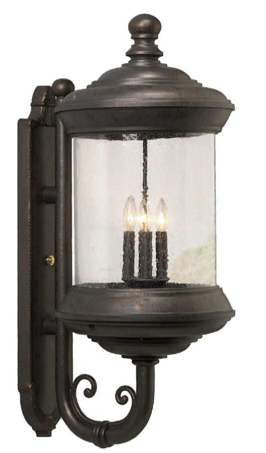 Melissa Lighting TC409093 Tuscany Collection Outdoor Wall Mount Outdoor Bronze / Dark