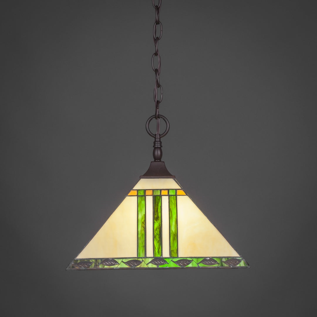 Toltec Square 12-dg-957 Pendant Light - Dark Granite