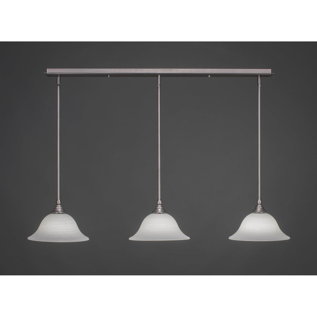 Toltec Multi Light Mini Pendants 36-bn-613 Pendant Light - Brushed Nickel