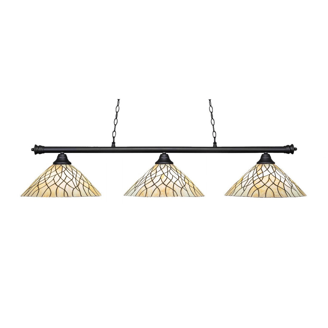 Toltec Oxford 373-mb-911 Pendant Light - Matte Black