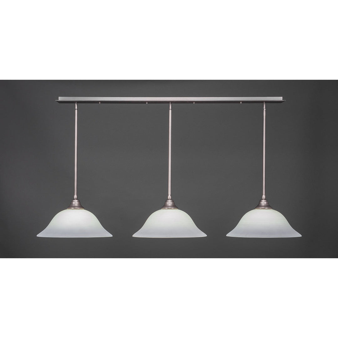 Toltec Multi Light Pendant 48-bn-612 Pendant Light - Brushed Nickel