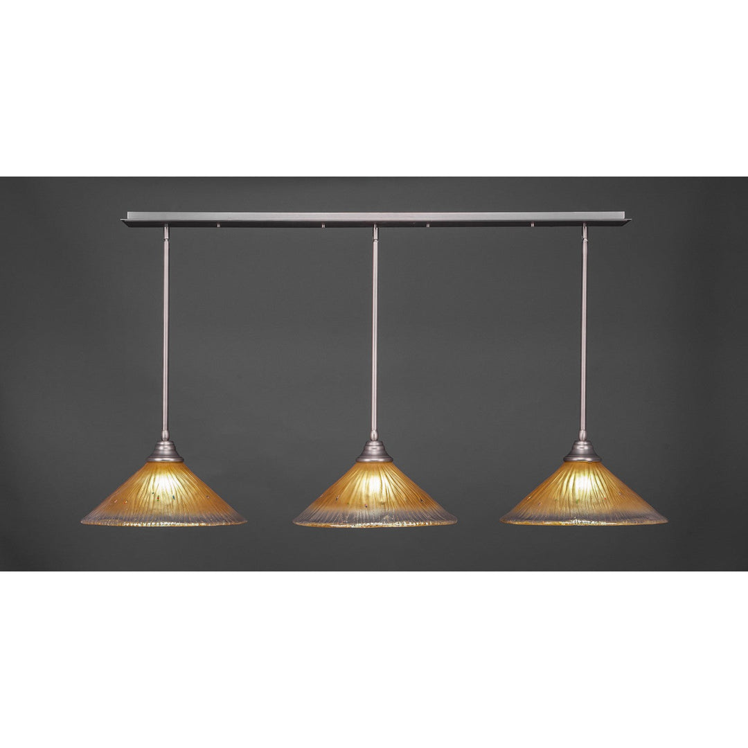Toltec Multi Light Pendant 48-bn-710 Pendant Light - Brushed Nickel