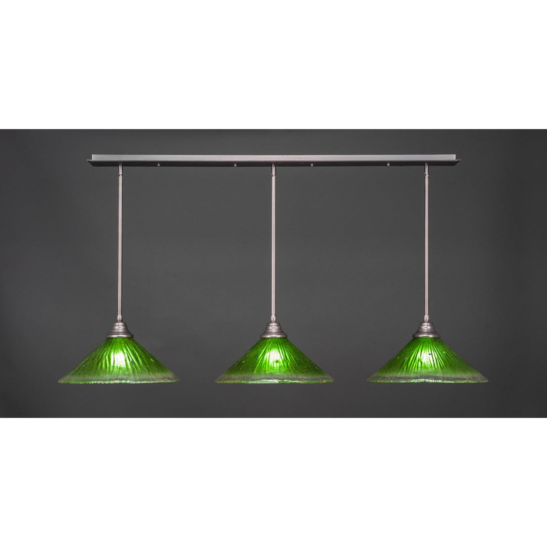 Toltec Multi Light Pendant 48-bn-717 Pendant Light - Brushed Nickel