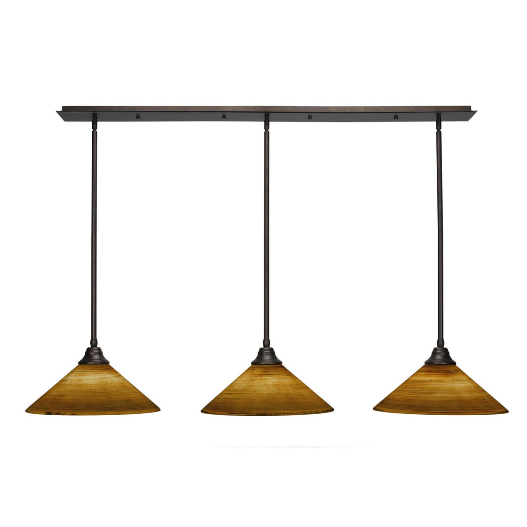 Toltec Multi Light Pendant 48-brz-414 Pendant Light - Bronze