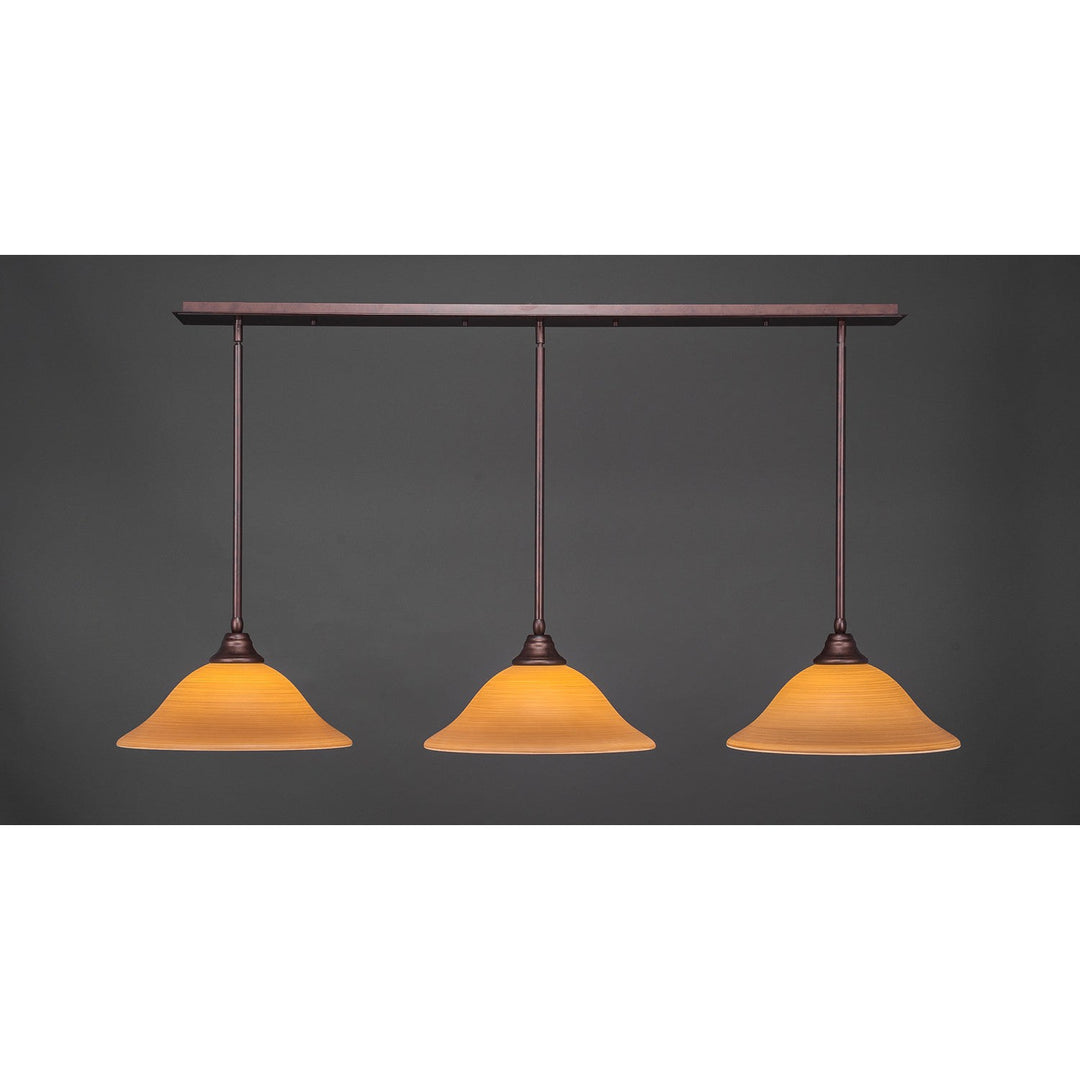 Toltec Multi Light Pendant 48-brz-622 Pendant Light - Bronze