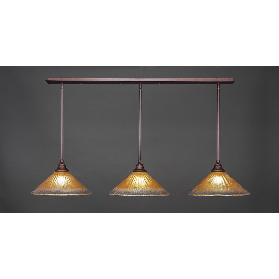 Toltec Multi Light Pendant 48-brz-710 Pendant Light - Bronze