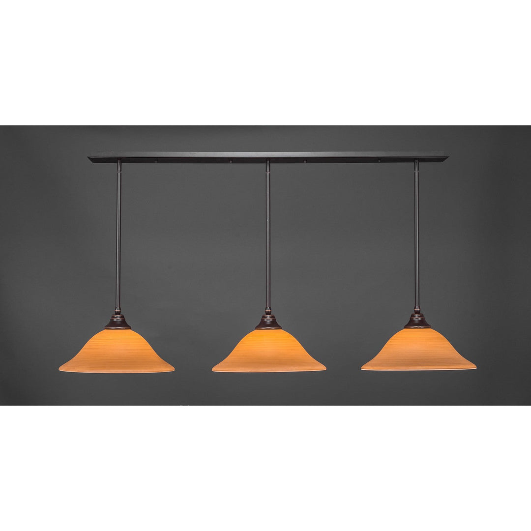 Toltec Multi Light Pendant 48-dg-622 Pendant Light - Dark Granite