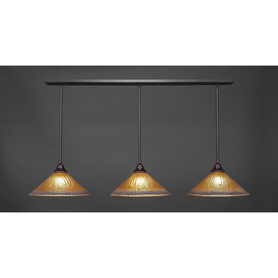 Toltec Multi Light Pendant 48-dg-710 Pendant Light - Dark Granite