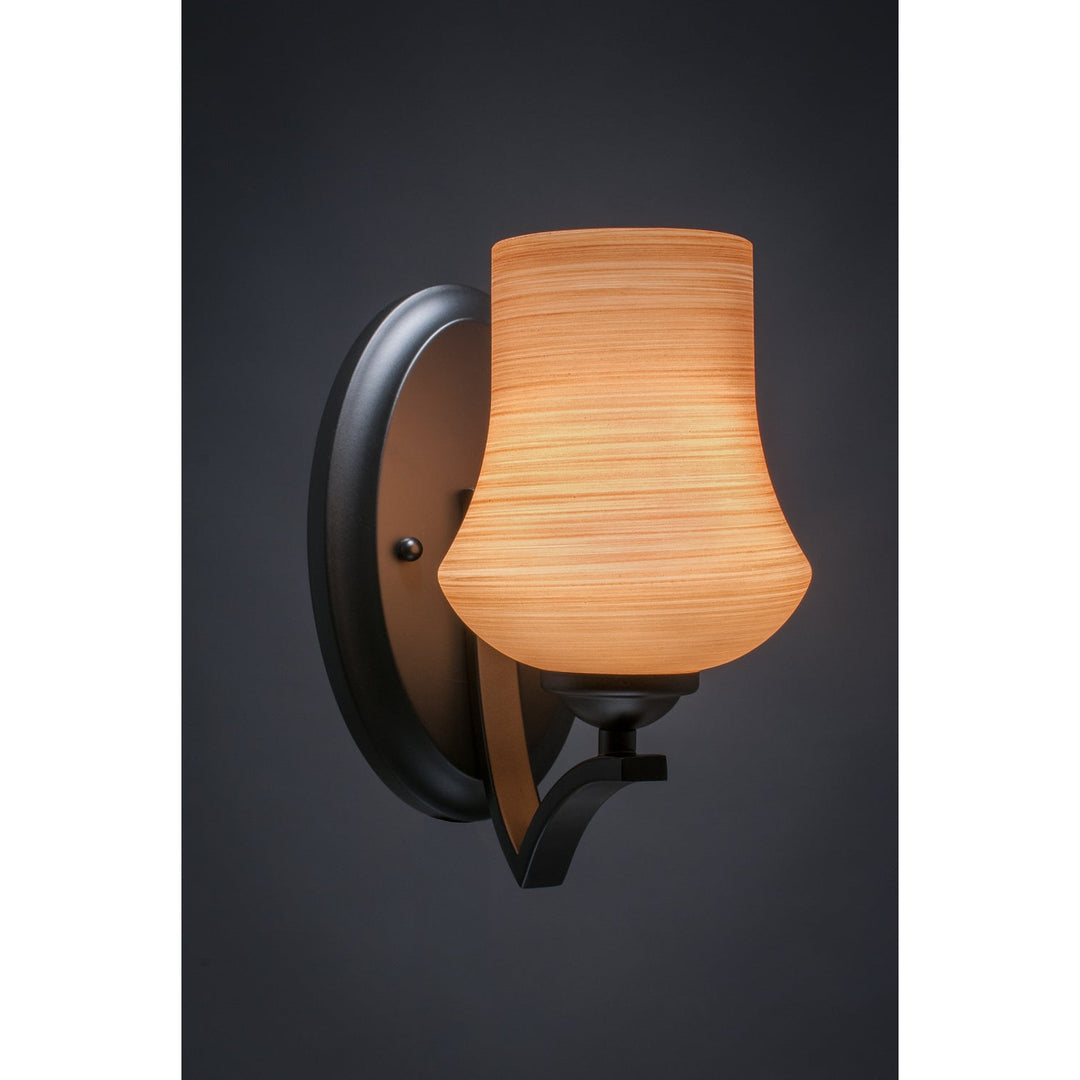 Toltec Zilo 551-mb-680 Wall Sconce Light - Matte Black