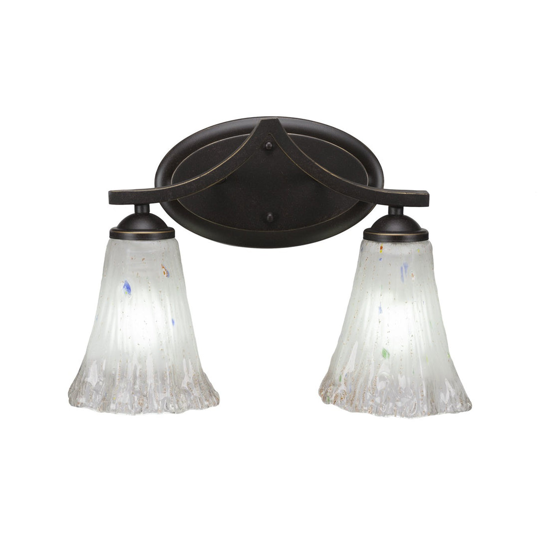 Toltec Zilo 552-dg-721 Bath Vanity Light 15 in. wide - Dark Granite