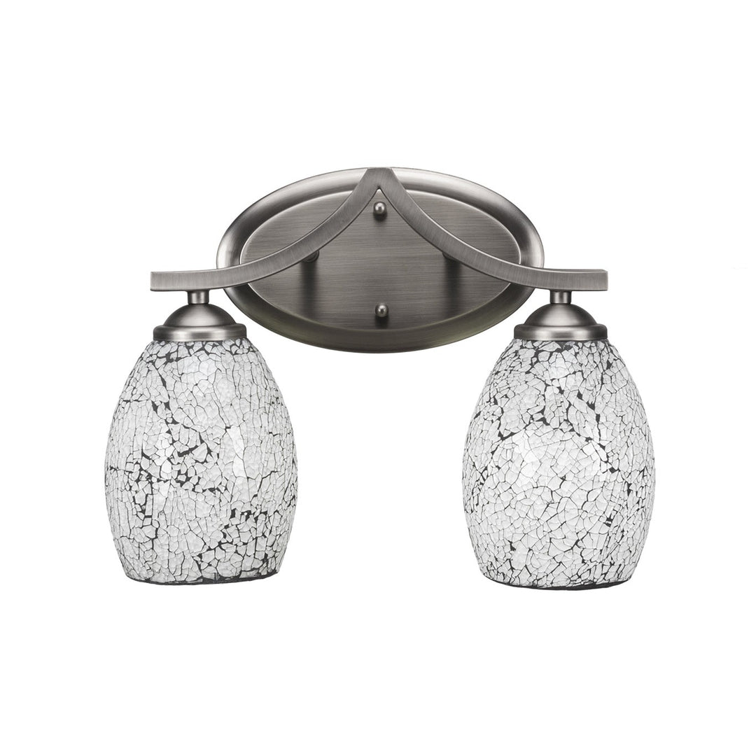 Toltec Zilo 552-gp-4165 Bath Vanity Light 14 in. wide - Graphite