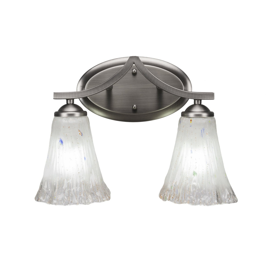 Toltec Zilo 552-gp-721 Bath Vanity Light 15 in. wide - Graphite
