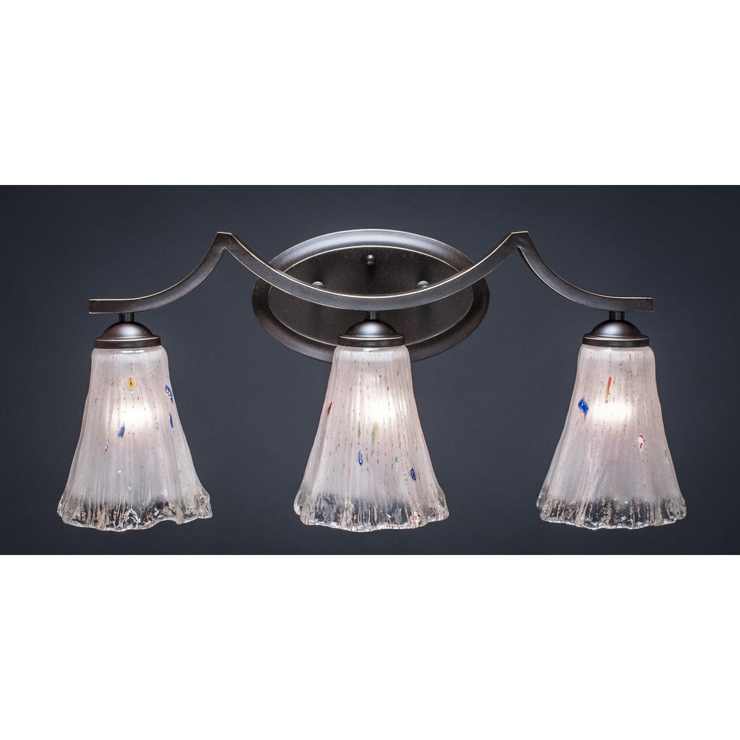 Toltec Zilo 553-dg-721 Bath Vanity Light 23 in. wide - Dark Granite