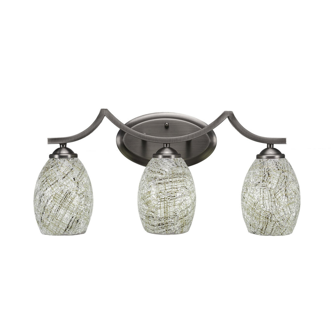 Toltec Zilo 553-gp-5054 Bath Vanity Light 22 in. wide - Graphite