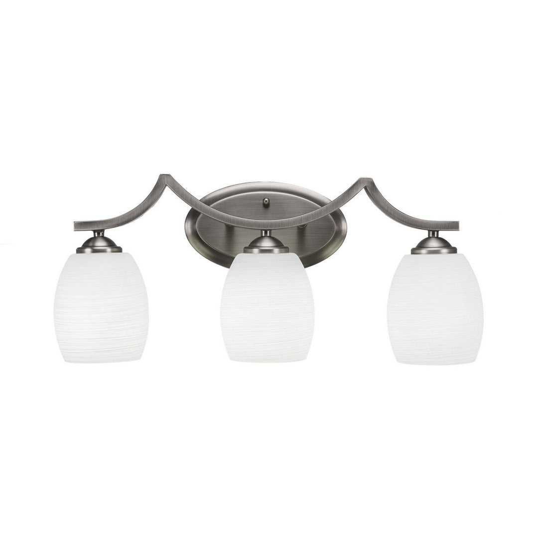Toltec Zilo 553-gp-615 Bath Vanity Light 23 in. wide - Graphite