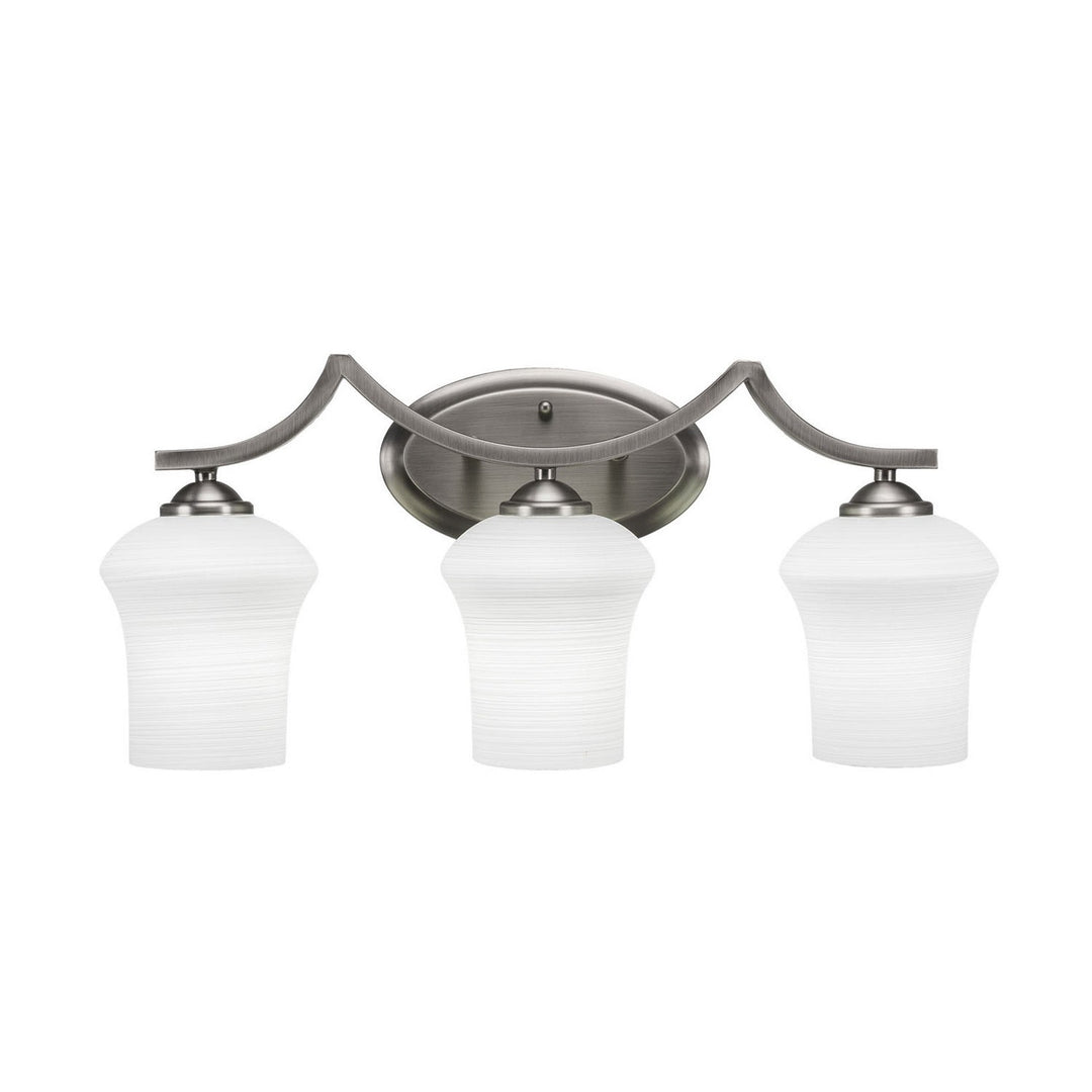 Toltec Zilo 553-gp-681 Bath Vanity Light 23 in. wide - Graphite