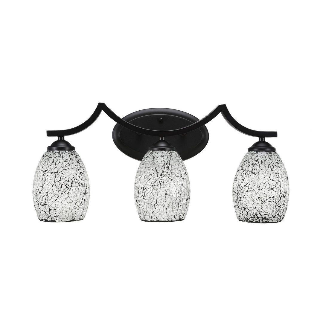 Toltec Zilo 553-mb-4165 Bath Vanity Light 22 in. wide - Matte Black