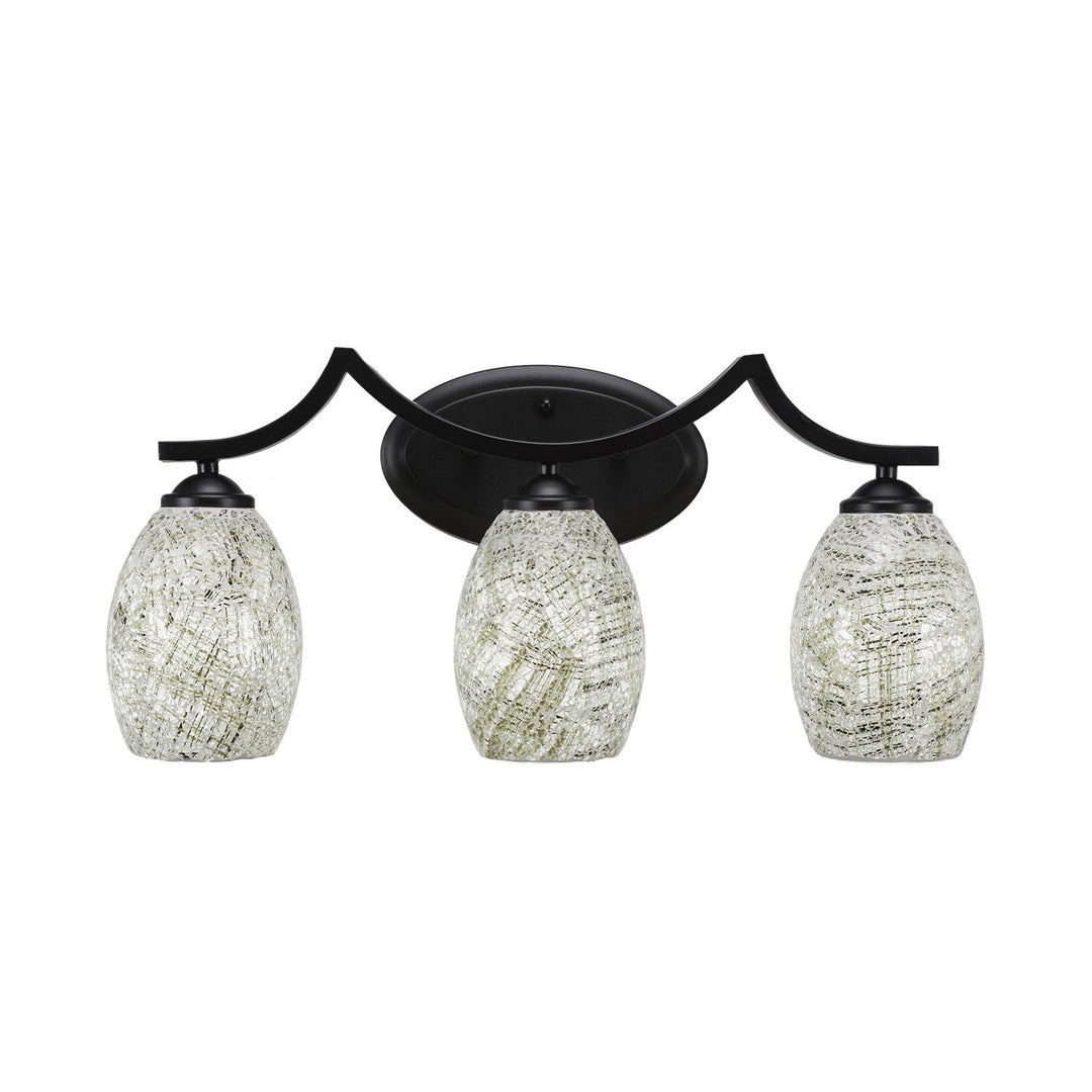 Toltec Zilo 553-mb-5054 Bath Vanity Light 22 in. wide - Matte Black
