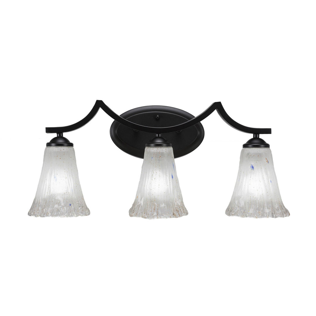 Toltec Zilo 553-mb-721 Bath Vanity Light 23 in. wide - Matte Black