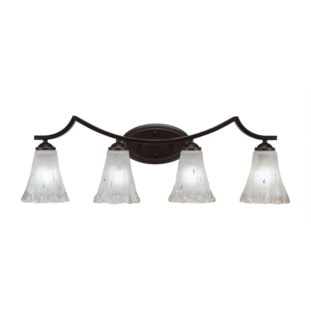 Toltec Zilo 554-dg-721 Bath Vanity Light 32 in. wide - Dark Granite