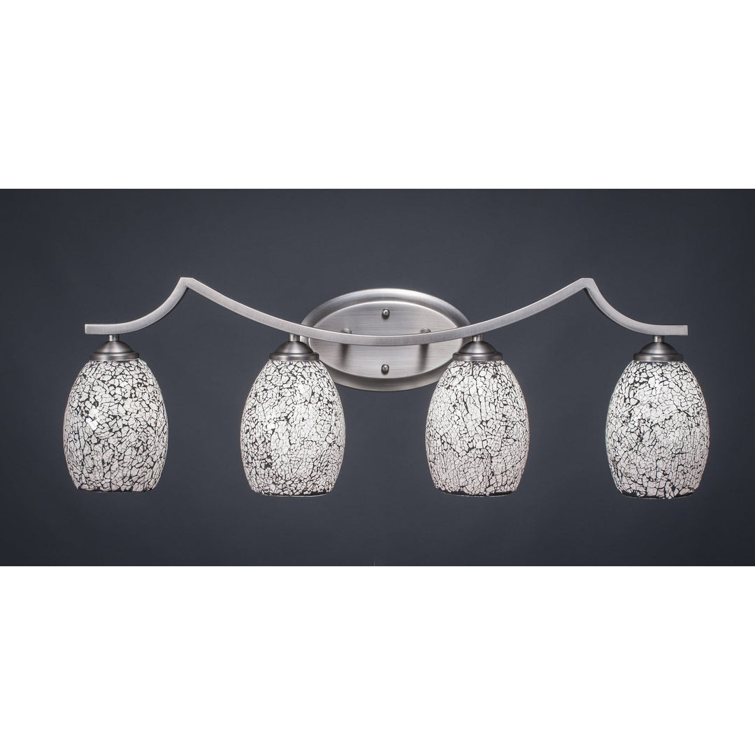 Toltec Zilo 554-gp-4165 Bath Vanity Light 31 in. wide - Graphite