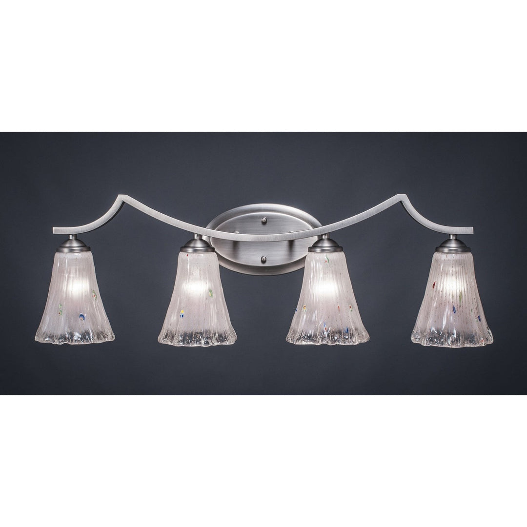 Toltec Zilo 554-gp-721 Bath Vanity Light 32 in. wide - Graphite