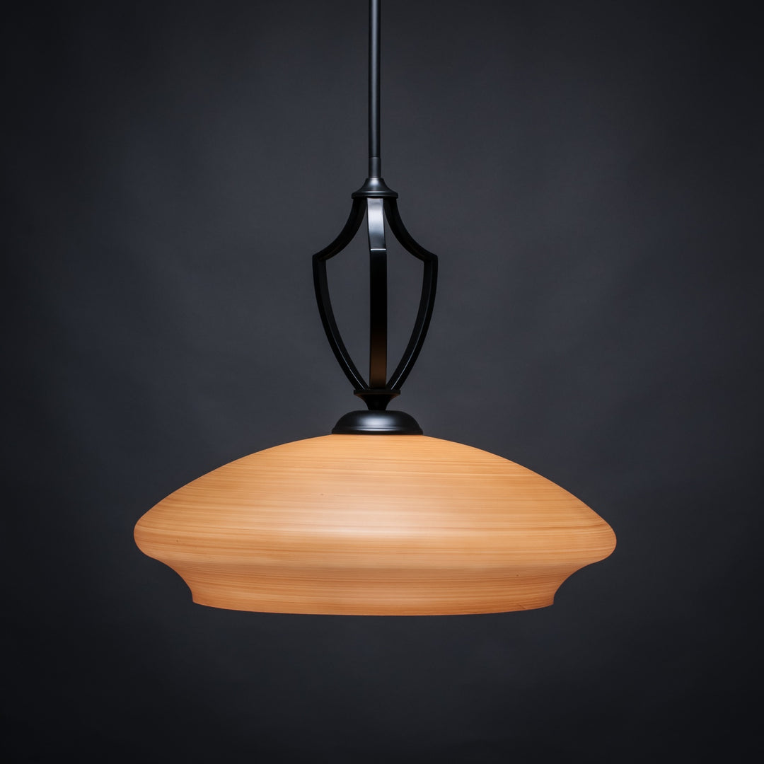 Toltec Zilo 562-mb-686 Pendant Light - Matte Black