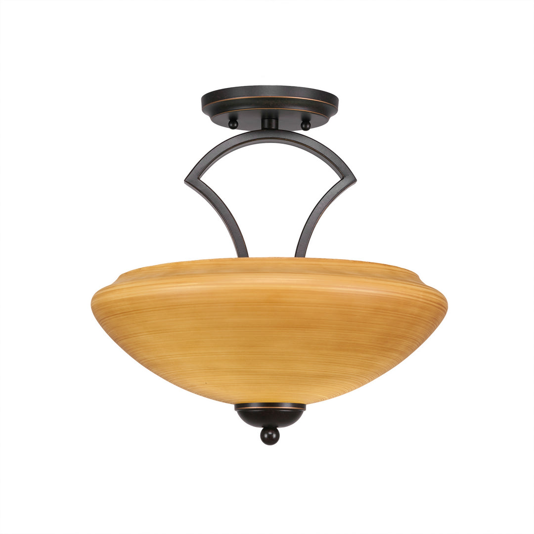 Toltec Zilo 563-dg-683 Ceiling Light - Dark Granite