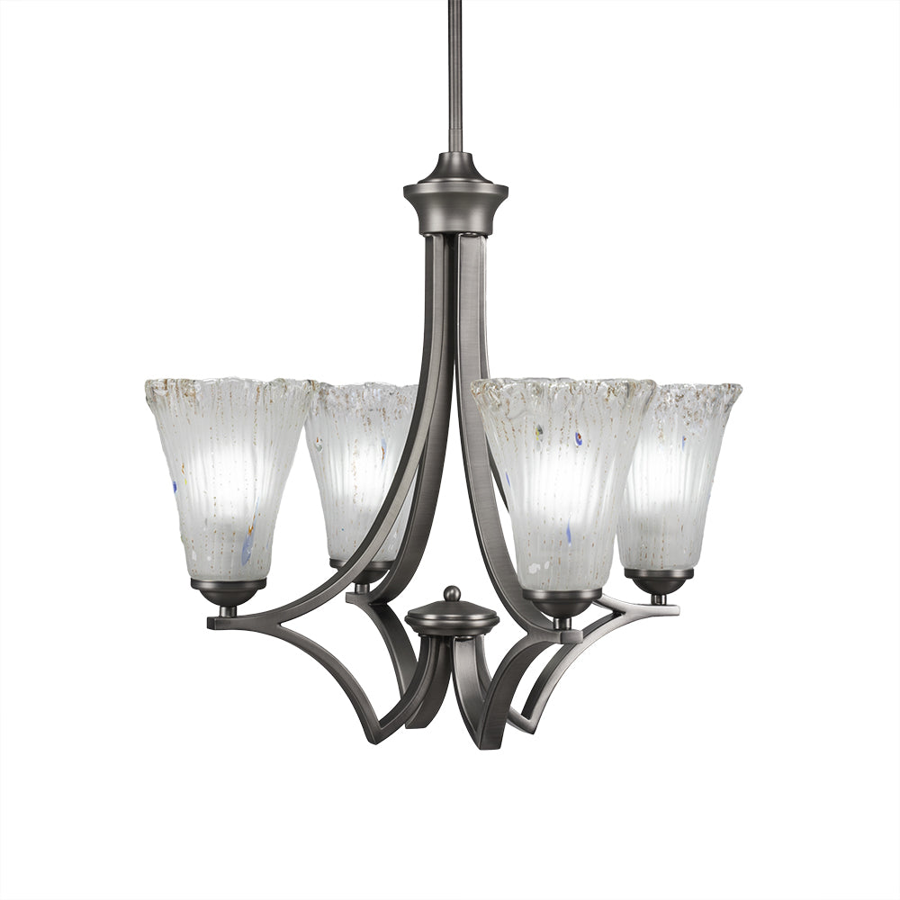 Toltec Zilo 564-gp-721 Chandelier Light - Graphite