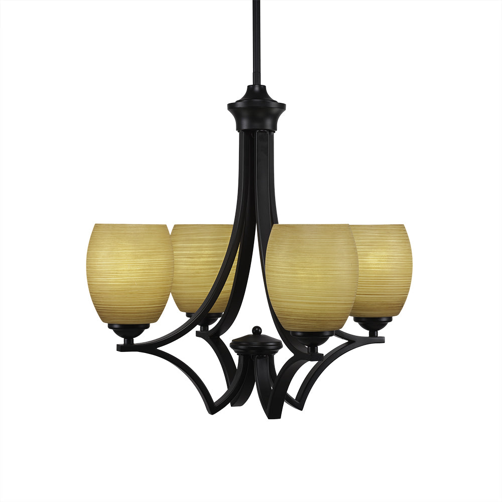 Toltec Zilo 564-mb-625 Chandelier Light - Matte Black