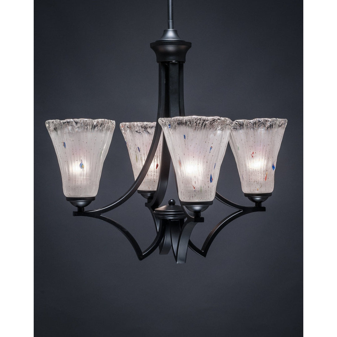 Toltec Zilo 564-mb-721 Chandelier Light - Matte Black