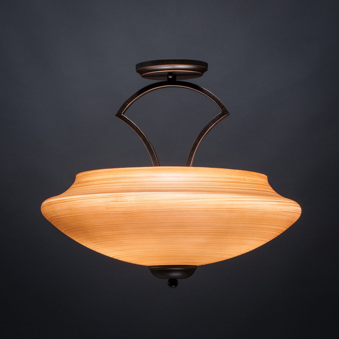 Toltec Zilo 565-dg-686 Ceiling Light - Dark Granite
